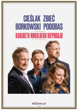 Legnica Wydarzenie Kabaret Kabaret Moralnego Niepokoju - 100 procent (Cieślak, Zbieć, Borkowski, Podobas)