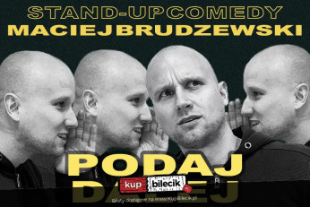 Legnica Wydarzenie Stand-up Maciej Brudzewski w nowym programie "Podaj dalej"