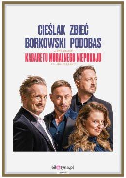 Legnica Wydarzenie Kabaret Kabaret Moralnego Niepokoju - 100 procent (Cieślak, Zbieć, Borkowski, Podobas)
