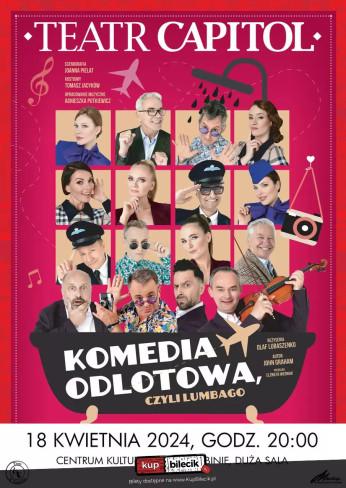 Lubin Wydarzenie Spektakl Komedia odlotowa, czyli lumbago - Teatr Capitol - Warszawa